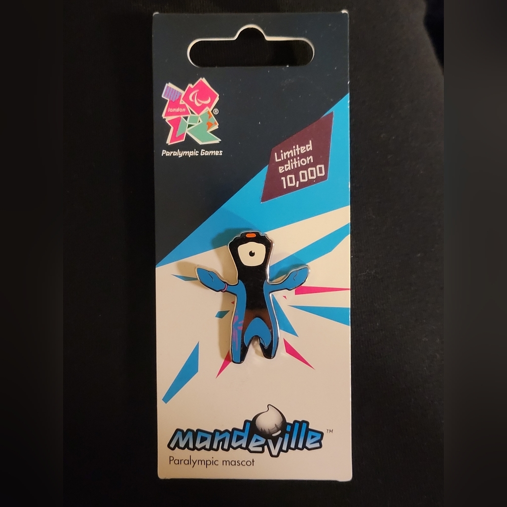 Limited Edition 2012 London Paralympic Games Mascot Trading Pin